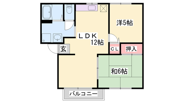 ハイツ・ルーチェの物件間取画像